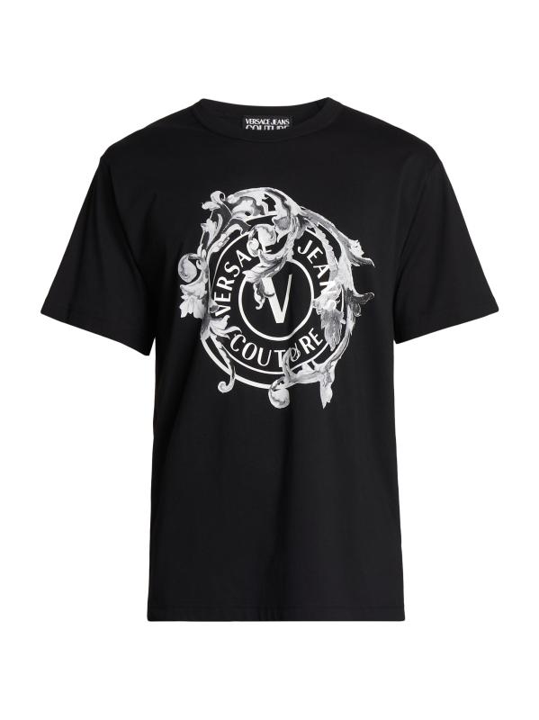ヴェルサーチェ☆バロッコプリント クルーネックTシャツ VERSACE JEANS COUTURE (ヴェルサーチェ ジーンズ クチュール