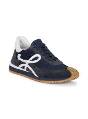 【LOEWE】Flow ロゴ スエード スニーカー ホワイト【送関込】 Loewe // White Nylon & Suede Flow Sneaker – VSP Consignment
