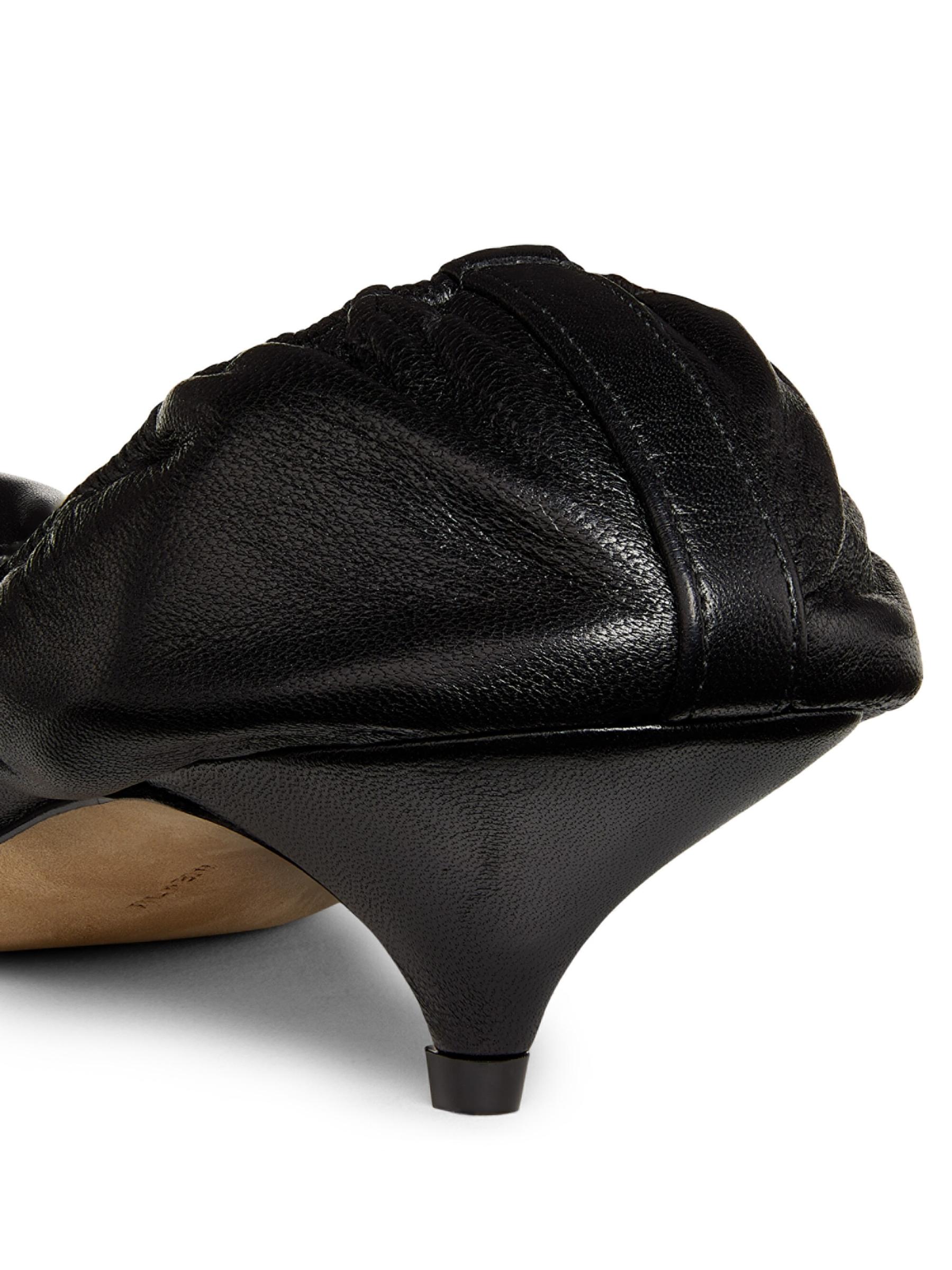 Shop The Row - Liisa 35MM Leather Kitten Heel Pumps | Saks