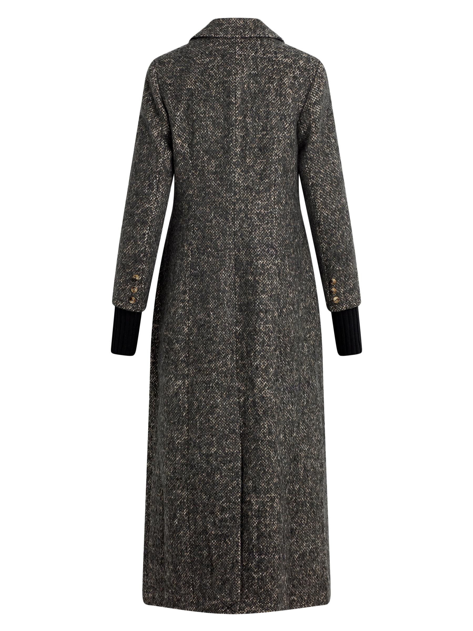 ［ゆう］Text SingleBreasted Coat Prada Single Breasted Wool Coat | Saks Fifth Avenue