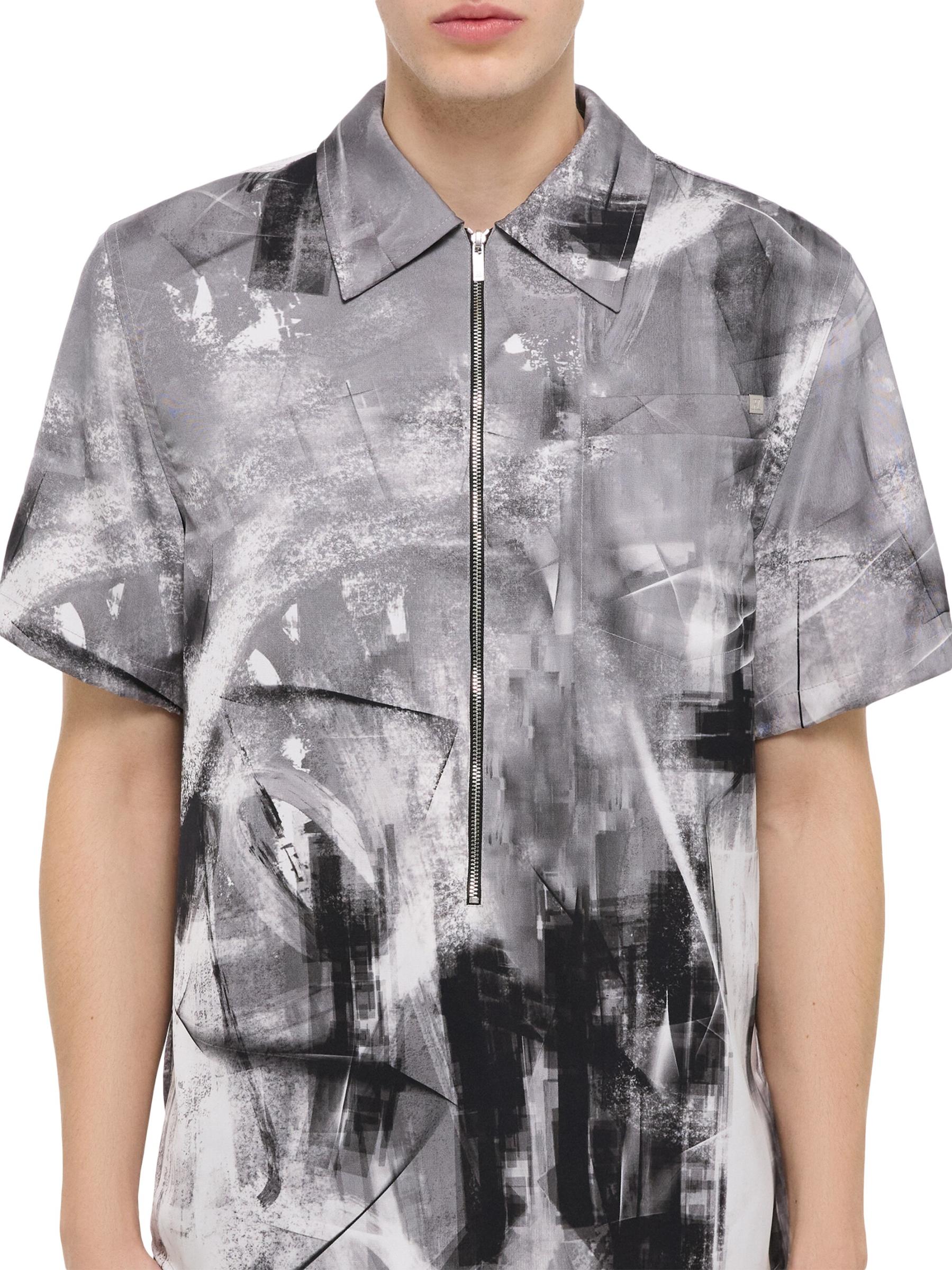 Shop Helmut Lang - Zip-front Short-Sleeve Shirt | Saks Fifth