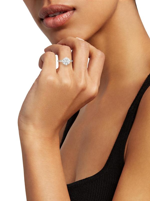 Shop Saks Fifth Avenue High Jewelry Platinum TCW Diamond