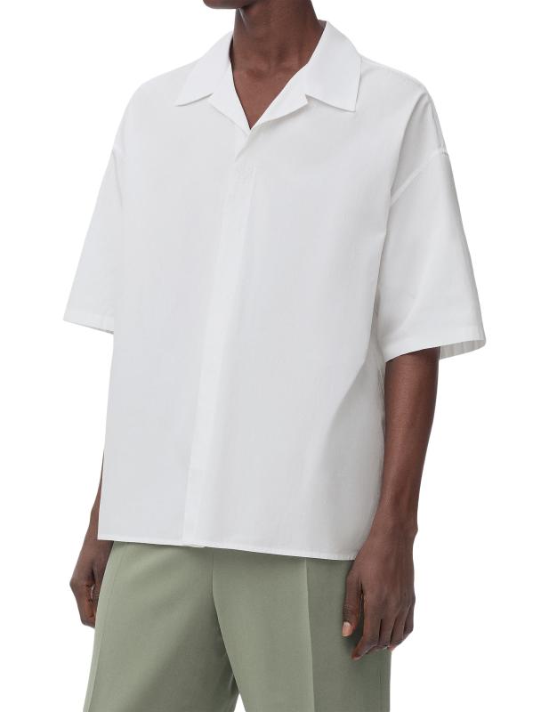 #2: قميص أناجرام قطن كامب - أبيض