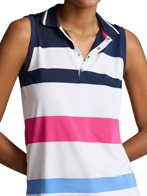 Shop RLX Ralph Lauren - Airflow Sleeveless Polo Shirt | Saks