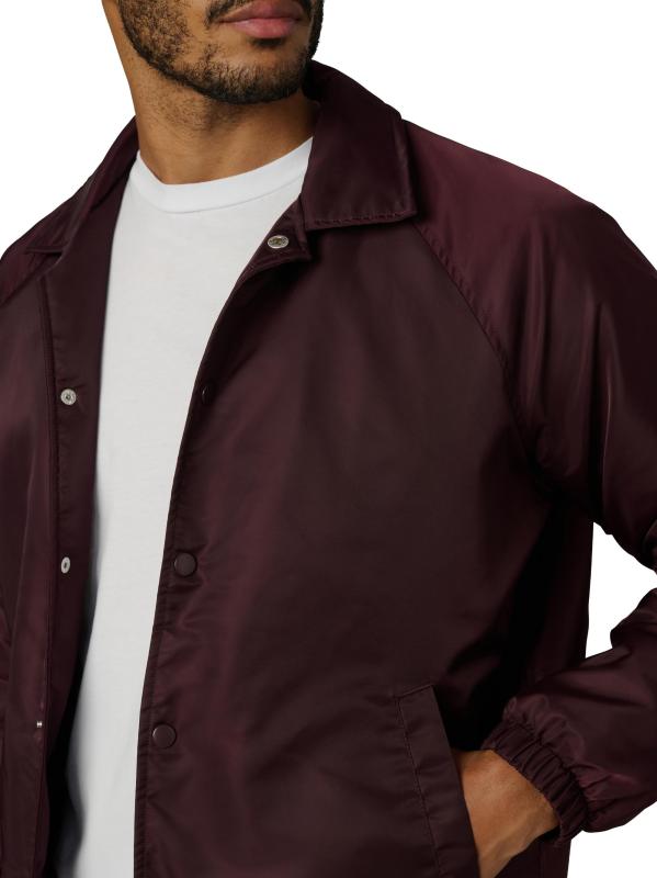 #5: جاكيت ساتين كوتش - نبيذ