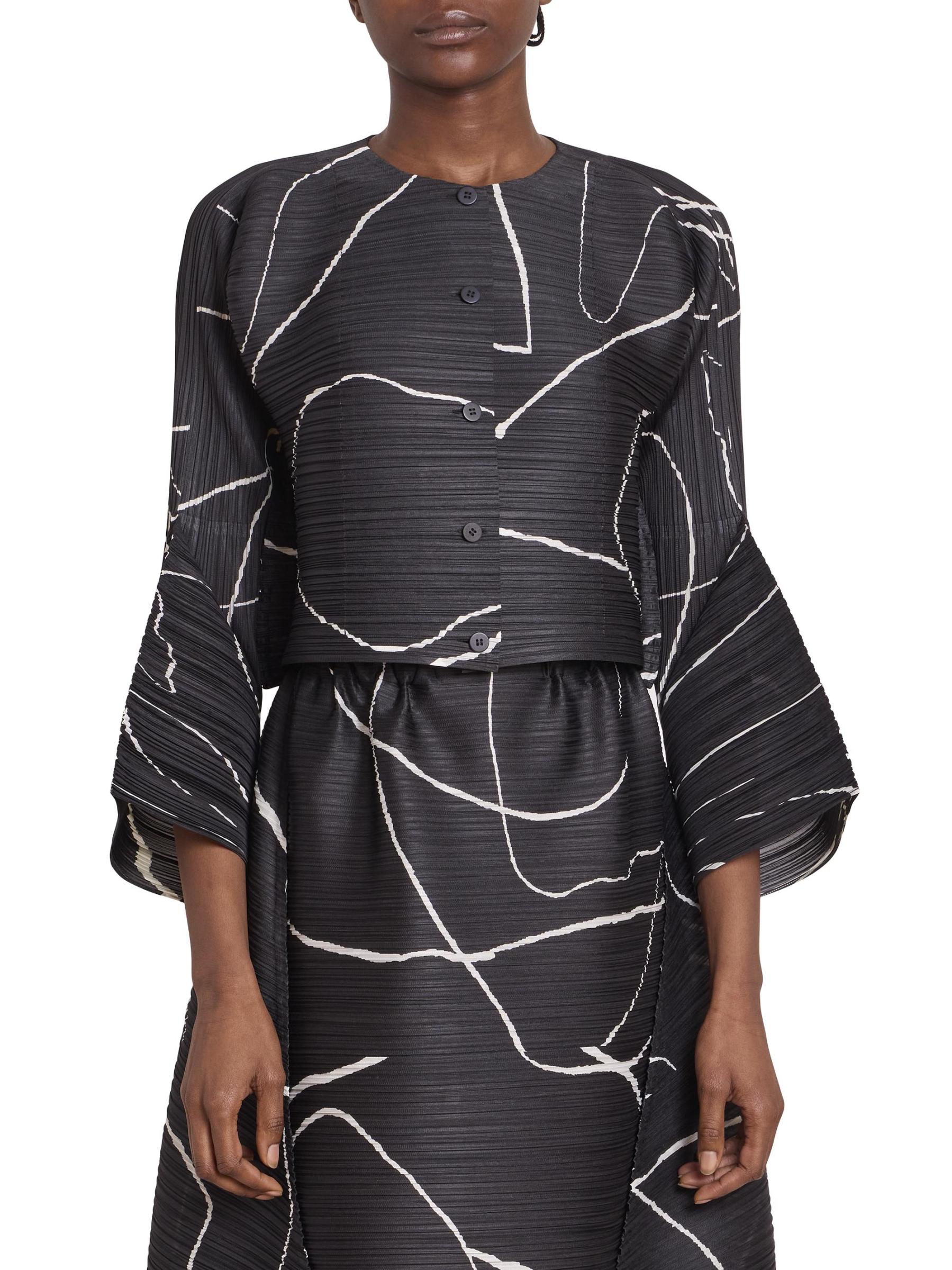 Shop Pleats Please Issey Miyake - Pause Pleated Crop