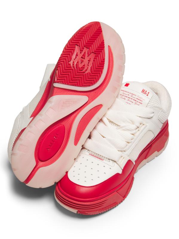 #5: أحذية رياضية جلدية MA-1 - أحمر اسكواش