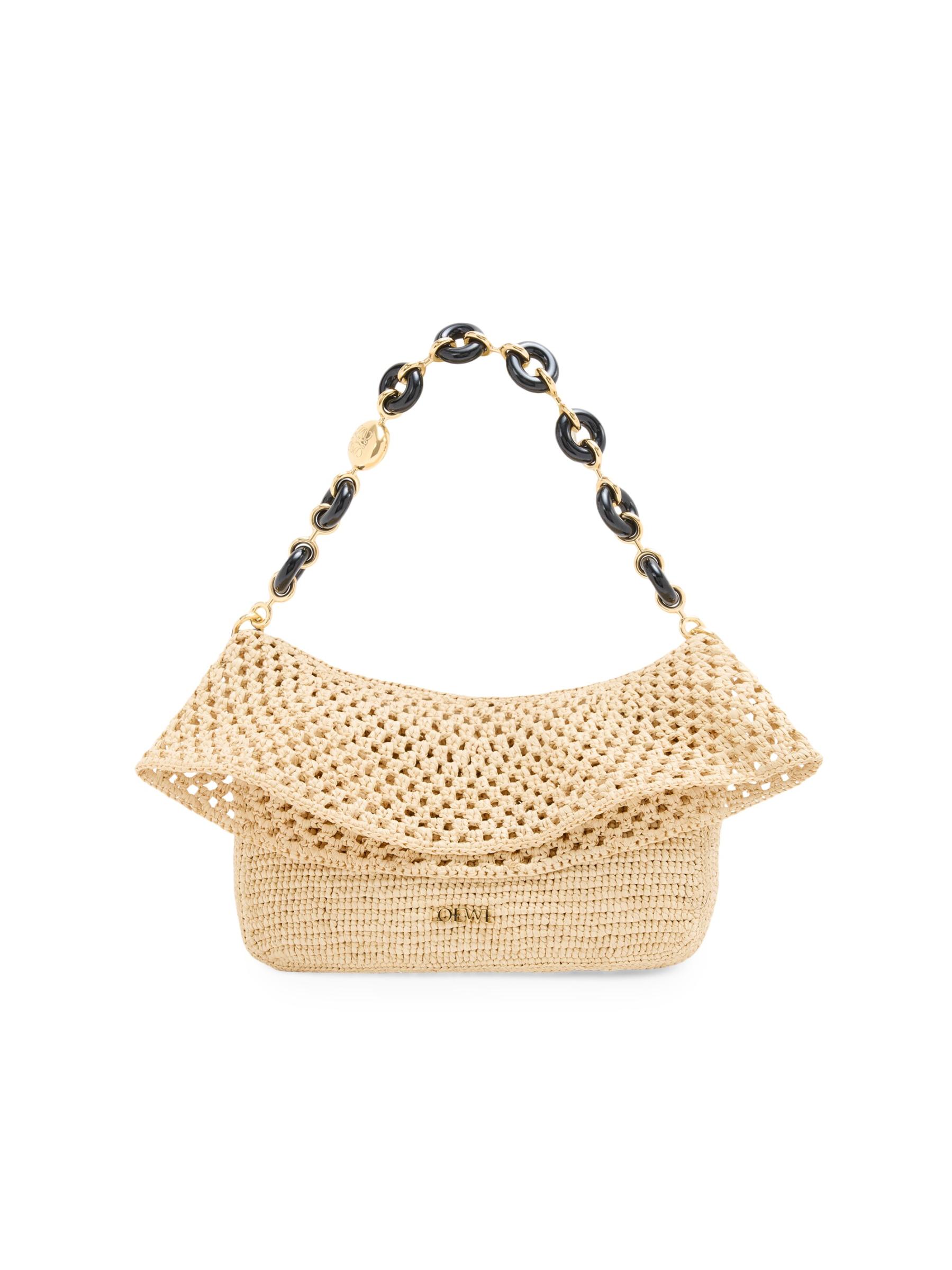 Loewe - LOEWE x Paula's Ibiza Small Ola ラフィア＆レザー