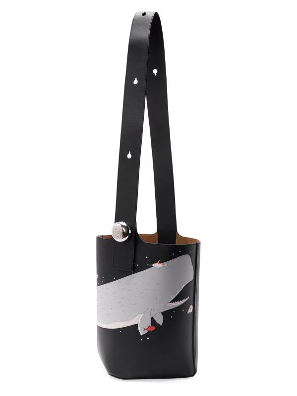 Shop Loewe - Suna Fujita x LOEWE Whale Medium Pebble Leather
