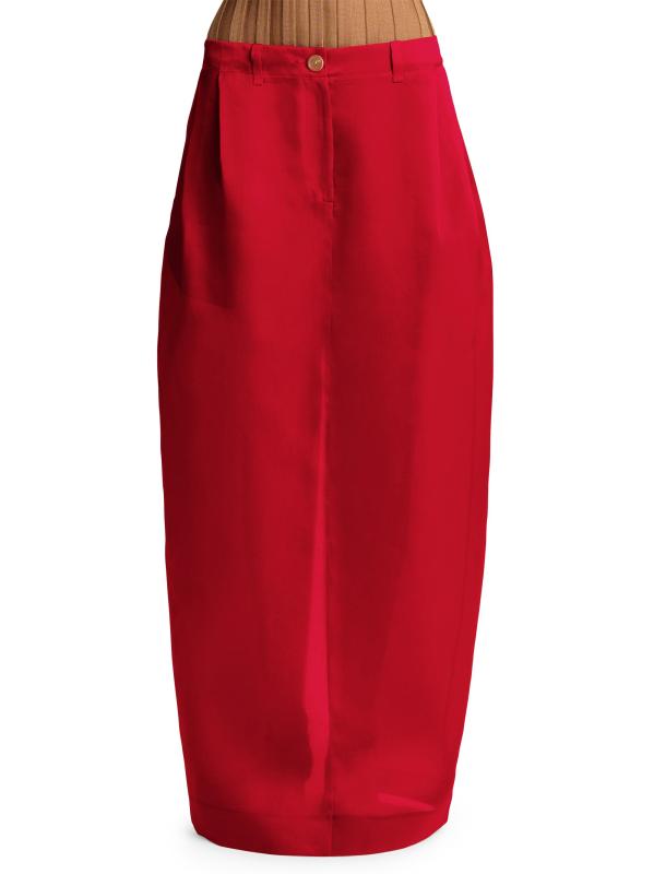 #2: تنورة لوسيان الحريرية الطويلة - توت العليق