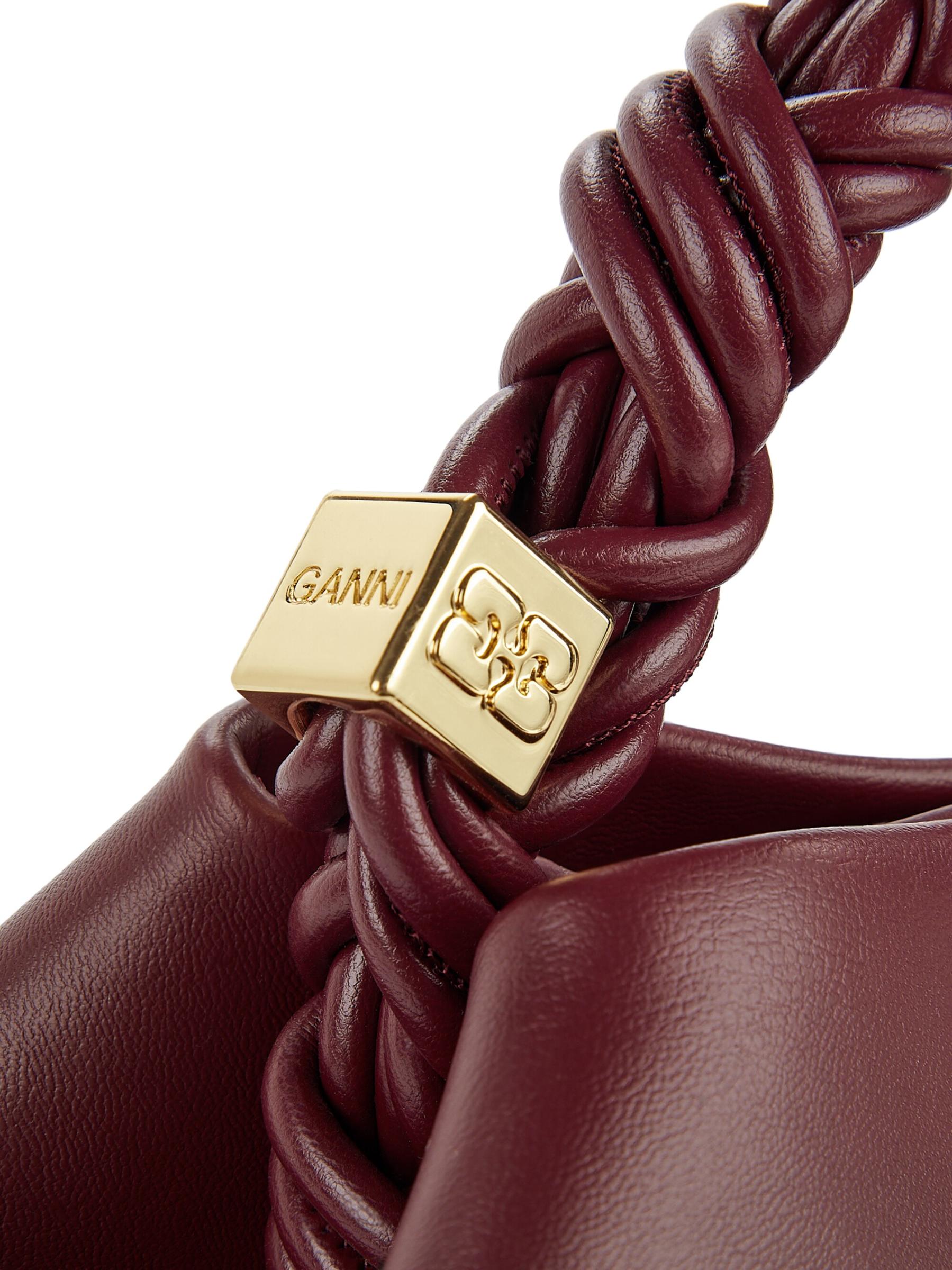 Ganni □ FW25/ Bou Bag Small Gradient - Wine