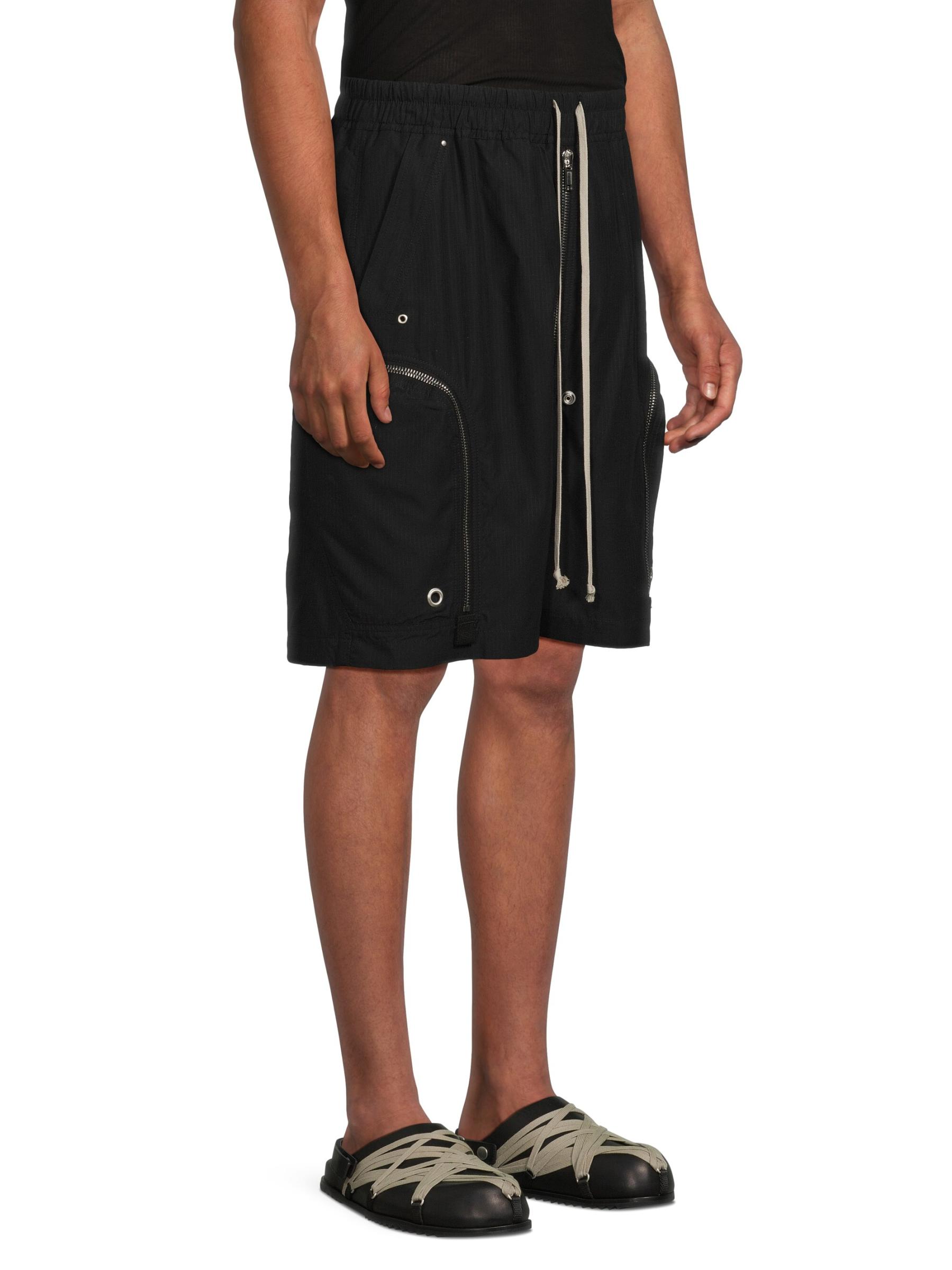 ☆RICK OWENS☆ DRKSHDWディストレストハイライズデニムショーツ Rick Owens DRKSHDW ダメージ デニムショーツ | グレー
