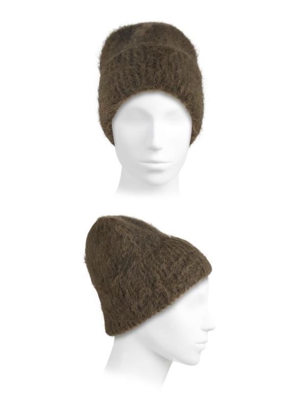 #2: قبعة ألبكة محبوكة على شكل أضلاع - فلفل