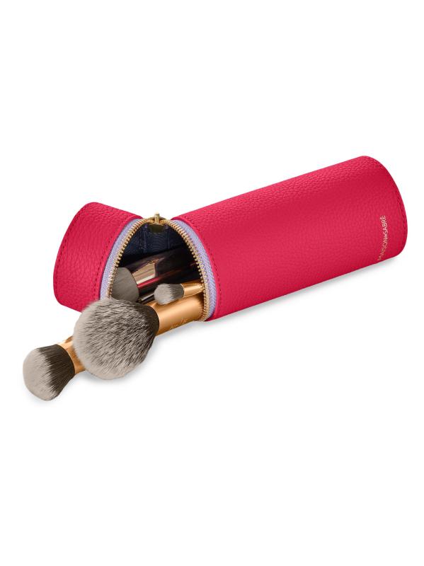 #2: حقيبة فرشاة جلدية - فوشيا لافندر