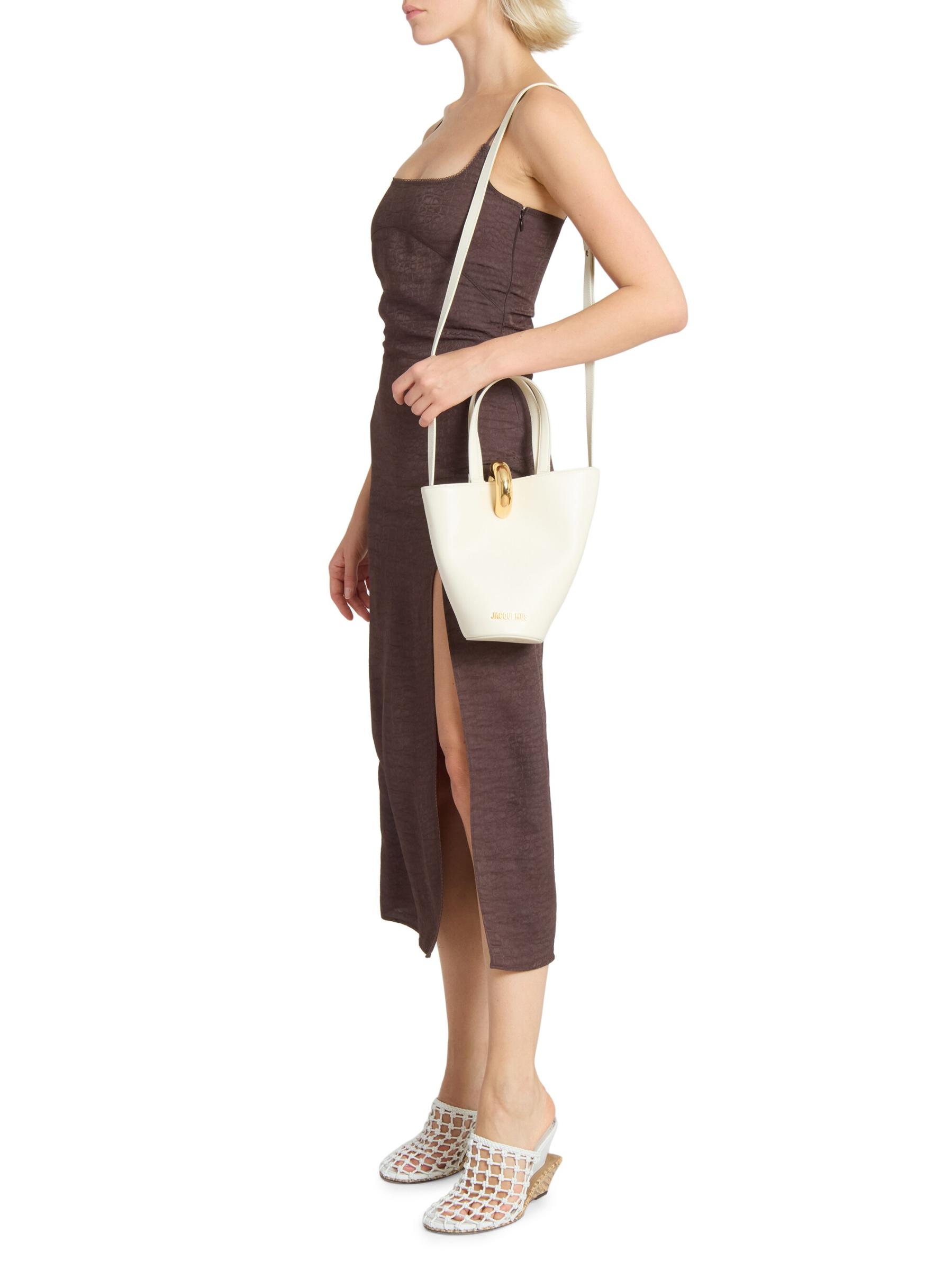 Jacquemus ル・プティ・バンボラ レザーバケットバッグ Jacquemus Le Petit Bambola バケットバッグ | ブラック