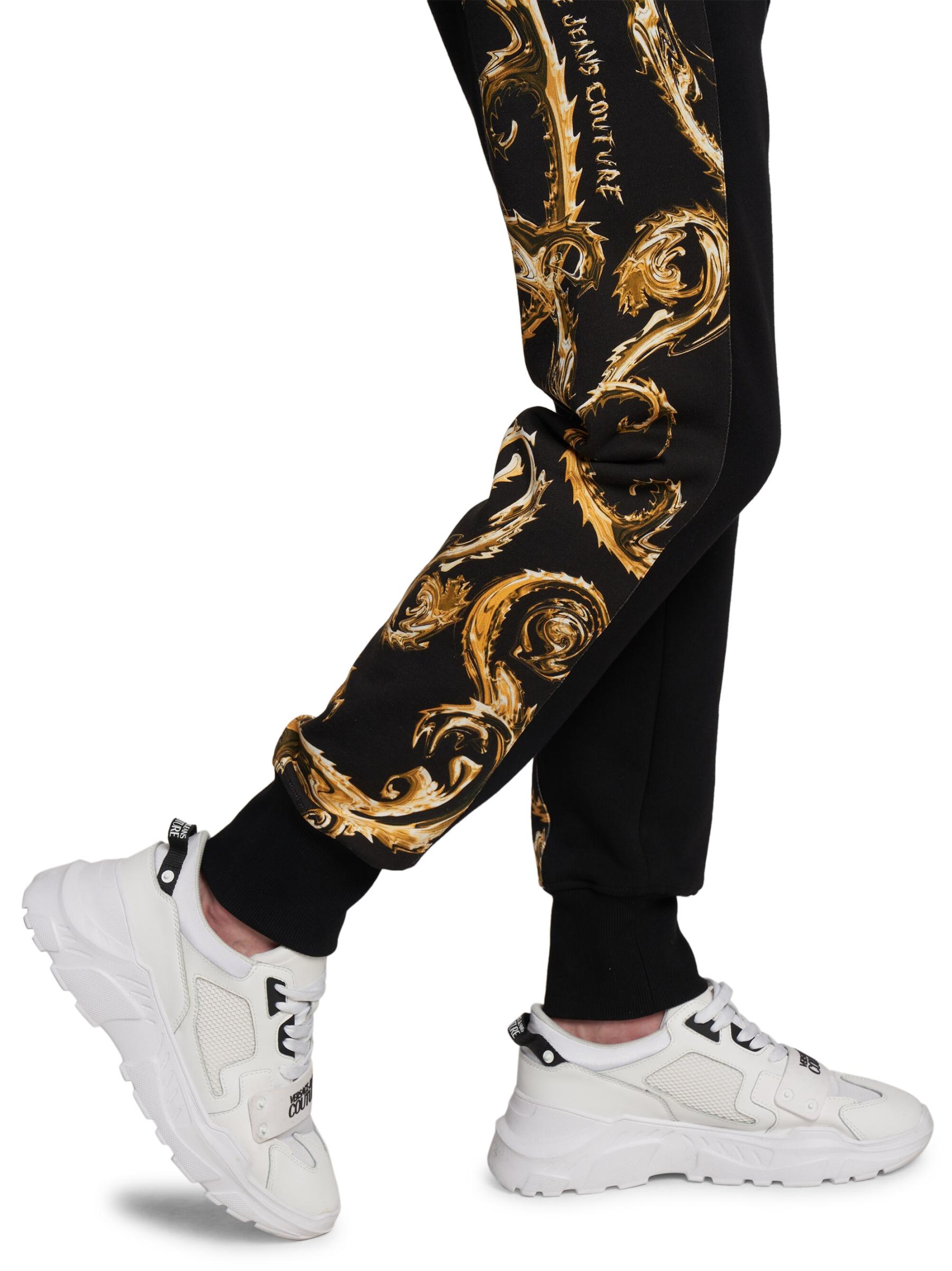 VERSACE☆Baroccodile コットンジャージー スウェットパンツ Versace Jeans Couture - バロック・コットン・スウェットパンツ