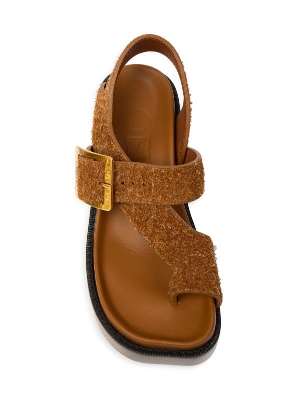 Loewe - イーズヒール90MMスエードサンダル をオンライン購入