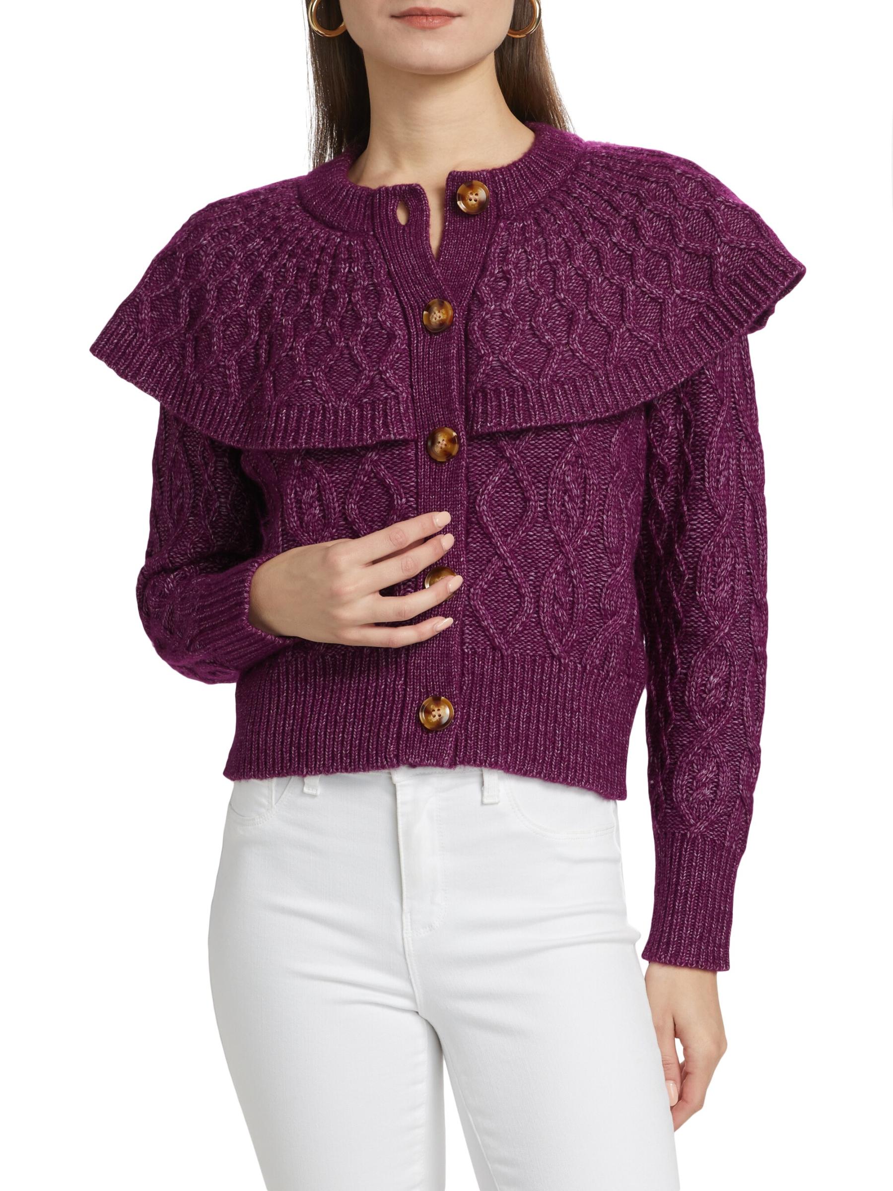 【PARTIMENTO】 Brushed Knit Cardigan /追跡付 Shop DH New York - Domino Caped Cardigan | Saks Fifth Avenue