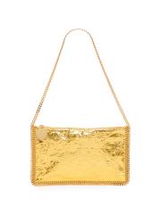 Shop Stella McCartney - Crackled Metallic Clutch Bag | Saks