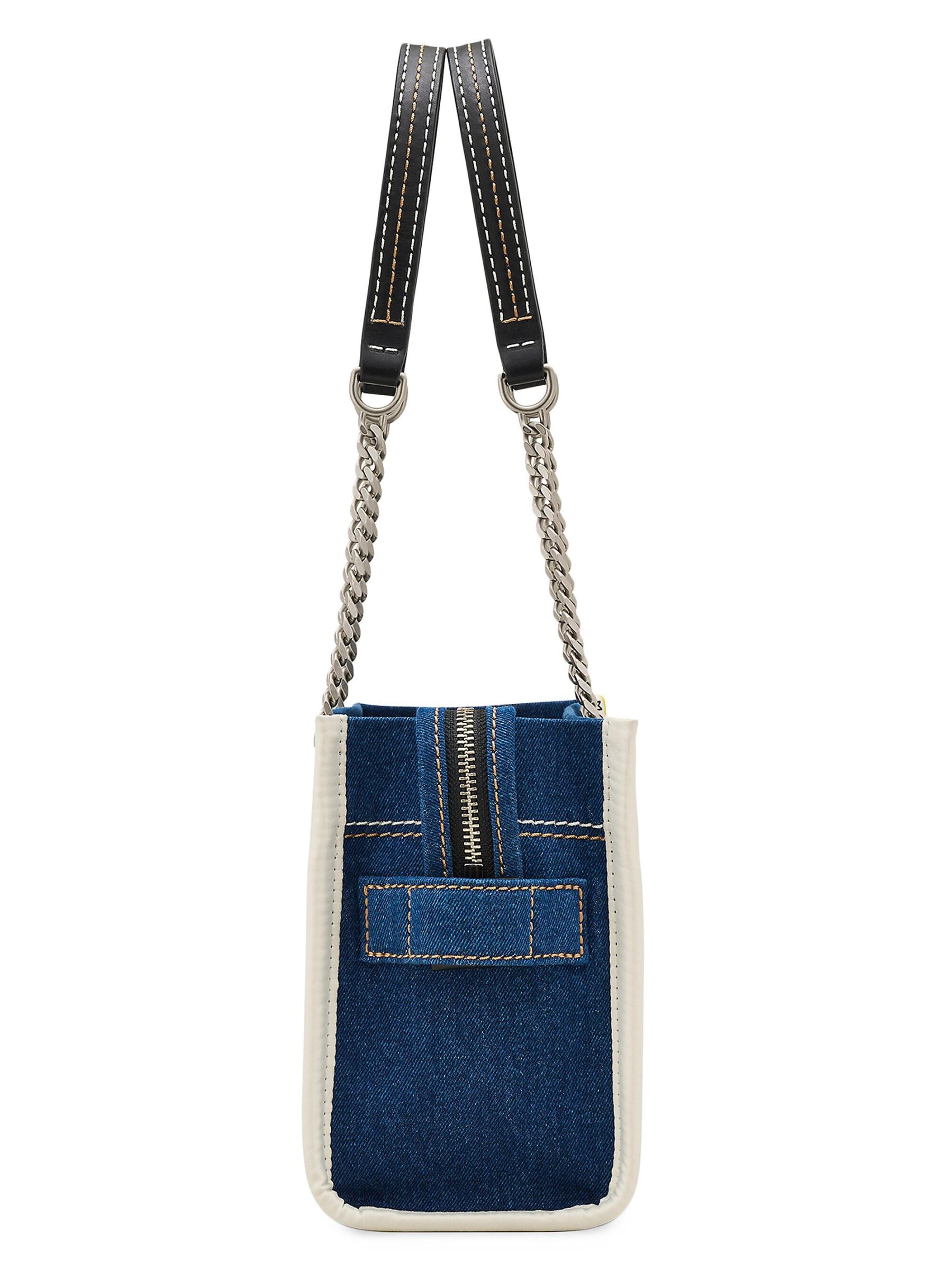 Shop Marc Jacobs - The Denim Chain Small Tote Bag | Saks