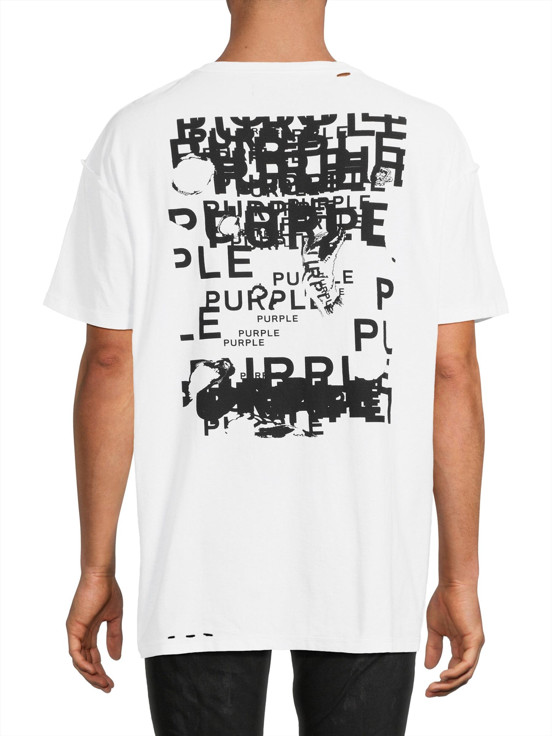 テクスチャードインサイドアウトコットンTシャツ/PURPLE BRAND Purple Brand - テクスチャード インサイドアウト クルーネック