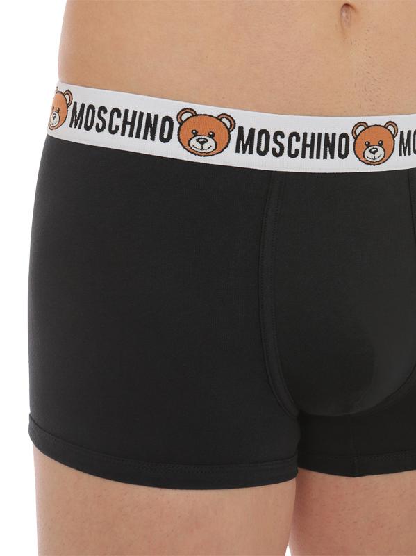 #3: سراويل بوكسر بشعار الدب - أسود