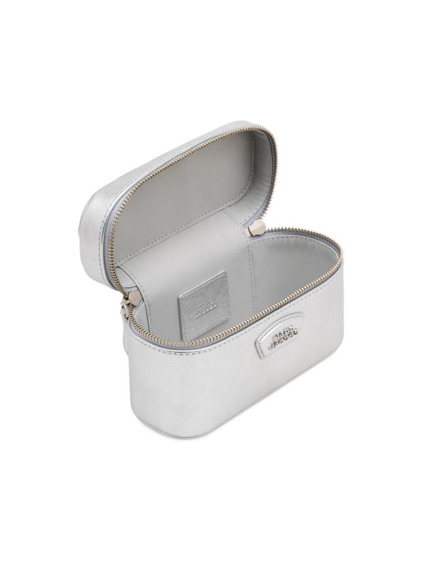 #3: حقيبة الزينة المعدنية للاستخدام اليومي - فضة
