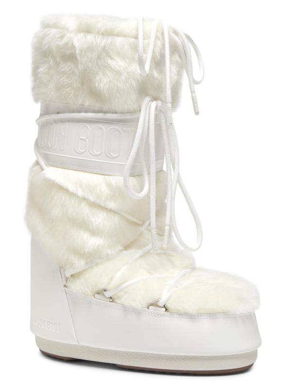 靴 Moon Boot Icon faux-fur  boots MOON BOOT Icon faux fur and faux leather snow boots | NET-A
