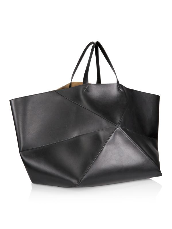 極美品》LOEWE（ロエベ）レザー トートバッグ ブラック 黒
