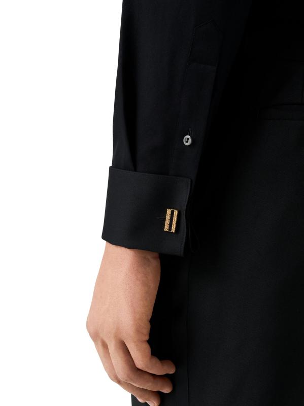 #6: قميص بليسي بمقاس عصري - أسود