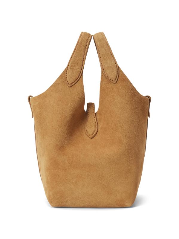 #4: حقيبة بولو بلاي الصغيرة من الجلد المدبوغ - أسمر