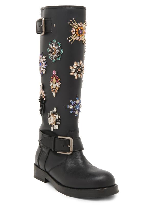 #2: بوت مطرز يصل إلى الركبة - نيرو