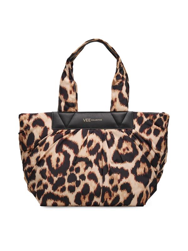 Small Caba Leopard-Print Tote Bag