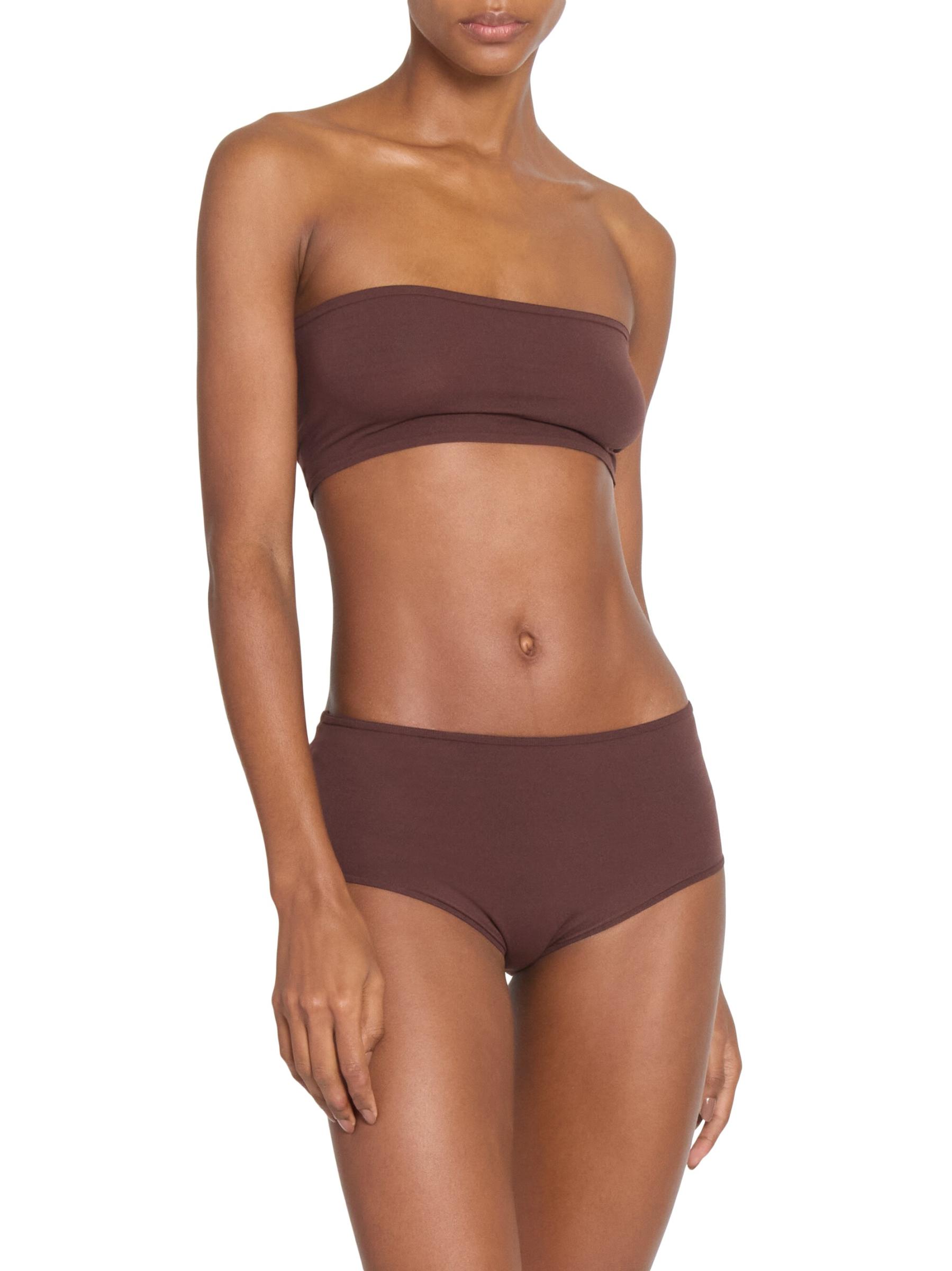 ブラジャー＆ショーツ ALAIA SECOND-SKIN KNIT LINGERIE SET Alaïa | Second Skin brown set | Savannahs