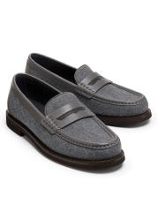 Brunello Cucinelli - ヴァージン・ウール ペニーローファー を