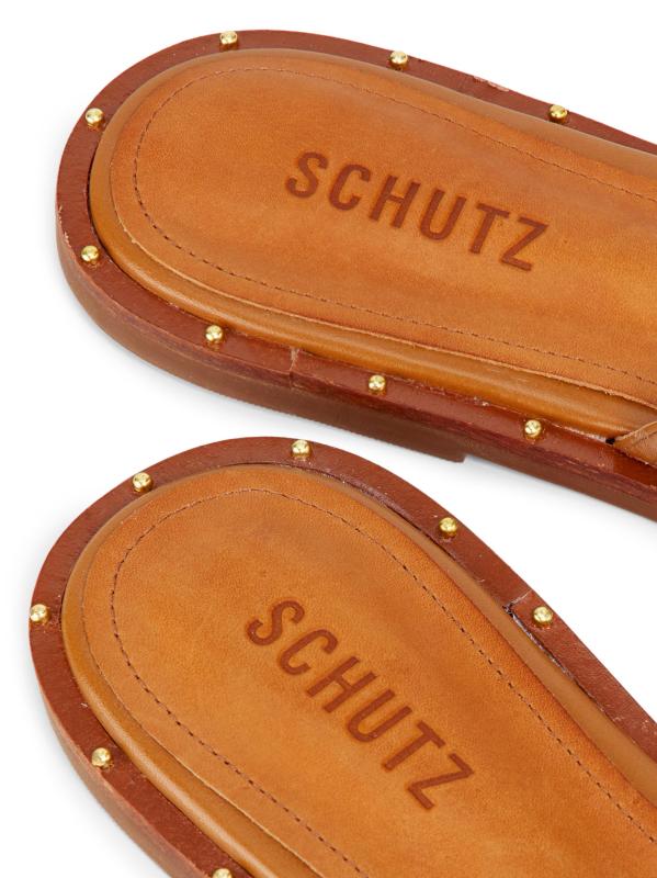 #5: صندل ميلوس 25 ملم من الجلد المزيّن بالكريستال - ميلي