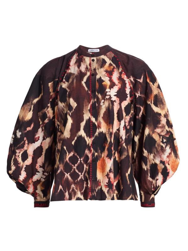 Fleetwood Andre Printed Cotton Blouse