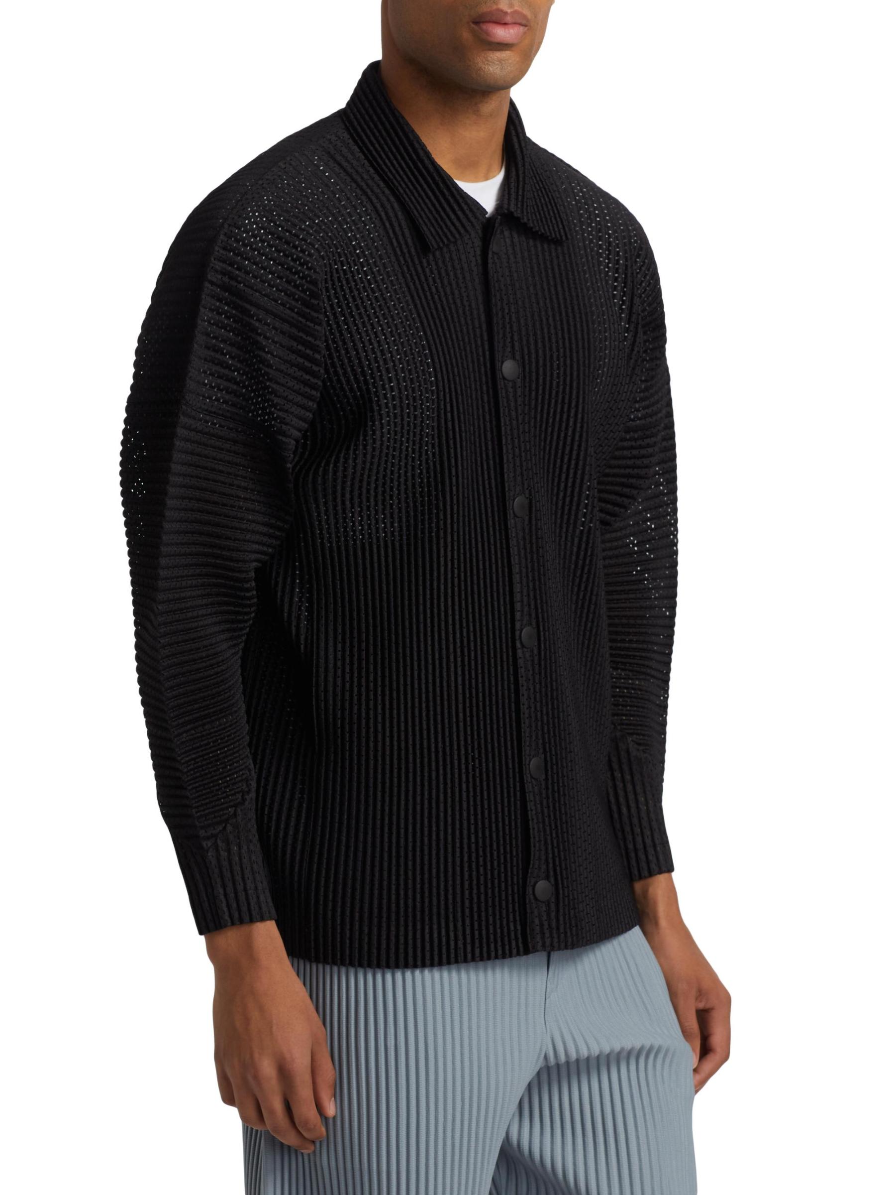 Shop Homme Plissé Issey Miyake - Outer Mesh Jacket | Saks