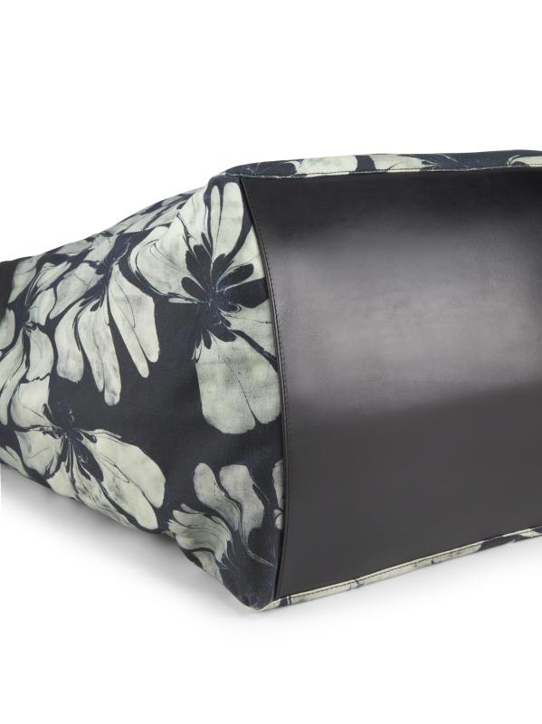 Dries Van Noten - XLフローラル・キャンバス・トートバッグ を