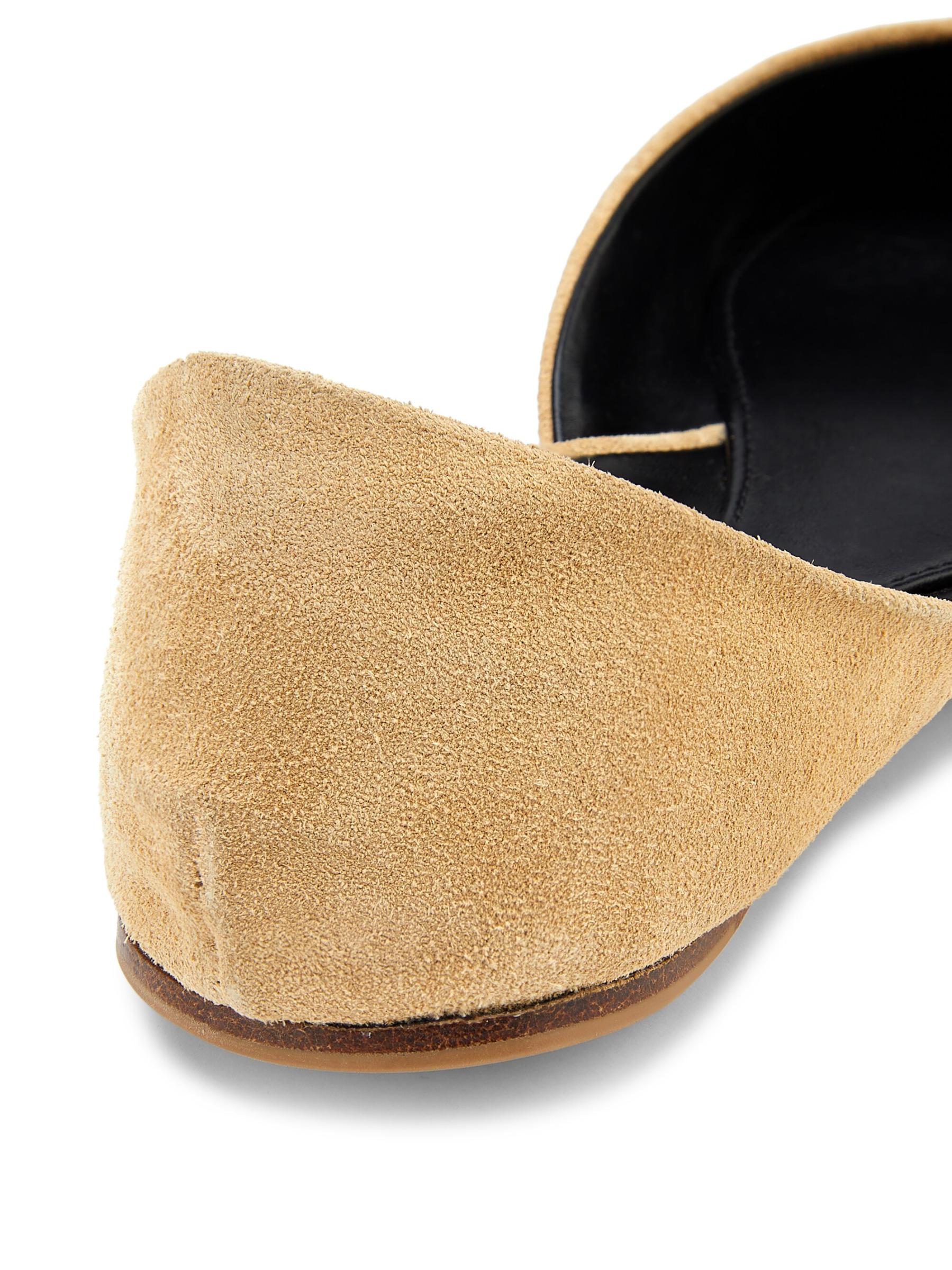 Shop The Row - Gemma Suede Ballet Flats | Saks Fifth Avenue