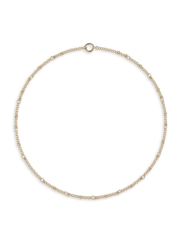 Gravity 18K Yellow Gold Mixed-Link Necklace