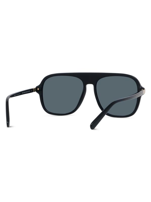 #6: نظارة شمسية ستيلا بايلوت 57 ملم - أسود رمادي غامق