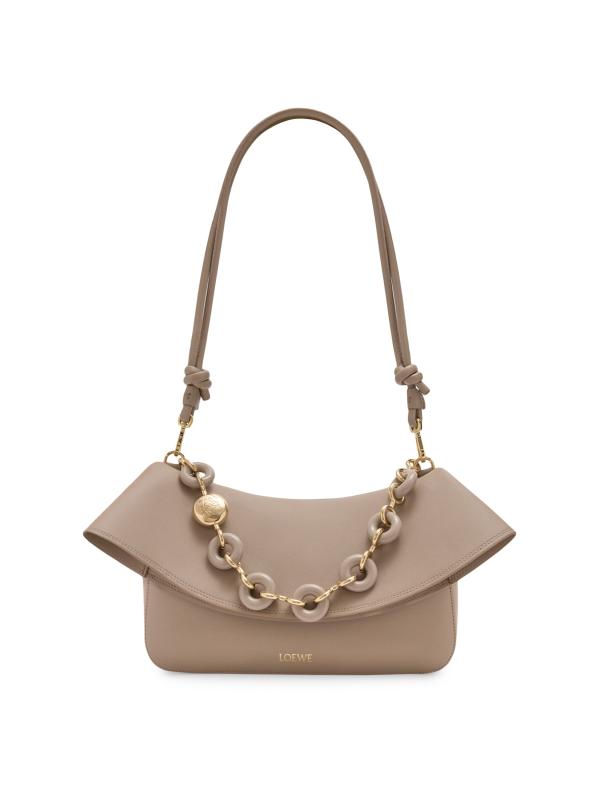 【LOEWE】★チェーンがおしゃれ★オラ バッグ ミディアム オラ バッグ ミディアム（ラフィア&カーフ） グリーン - LOEWE