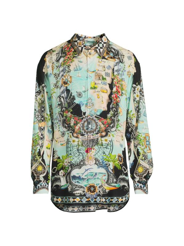 قميص فولك أفوات كبير الحجم