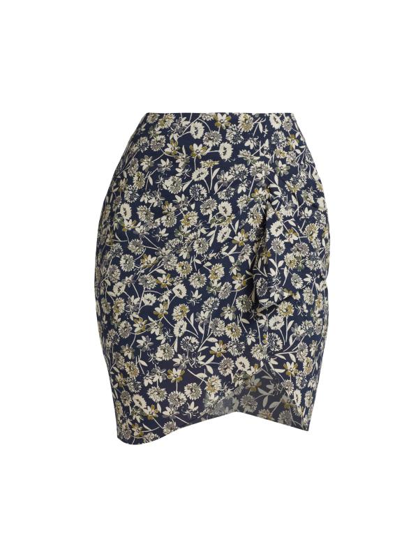 تنورة قصيرة مزينة بكشكشة من Zuri