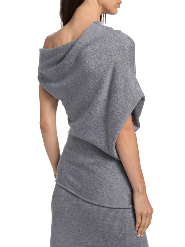 #4: سترة مابل من الصوف - هيذر جراي