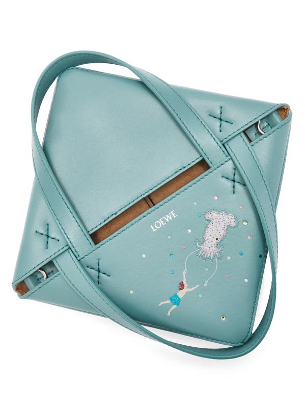 Loewe - 藤田スナ×LOEWE イカミニパズル折りたたみレザートート
