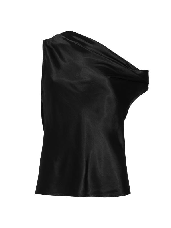 بلوزة ساتان أوف ذا شولدر