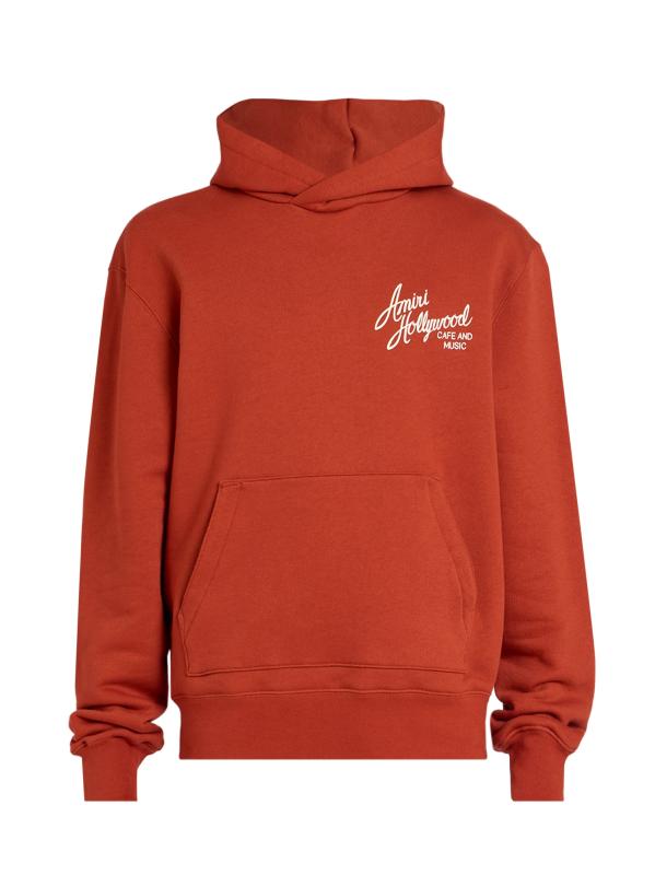関税込★【AMIRI】ハリウッド・コットン・パーカー Amiri☆関税込☆ハリウッド ロゴ アップリケ コットン パーカー