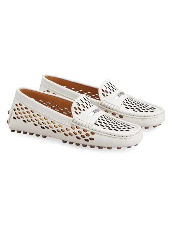 【TOD'S】レザー ゴンミーノ ローファー Man ブラウン シティ ゴンミーニ レザー ドライビングシューズ